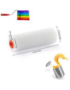 Rodillos de pintura de espuma COKUMA 4" - Paquete de 10 2