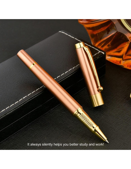 Bolígrafo de Lujo YIVONKA Oro Rosa 0.5mm Recarga Negra Bolígrafo de Lujo YIVONKA Oro Rosa 0.5mm Recarga Negra