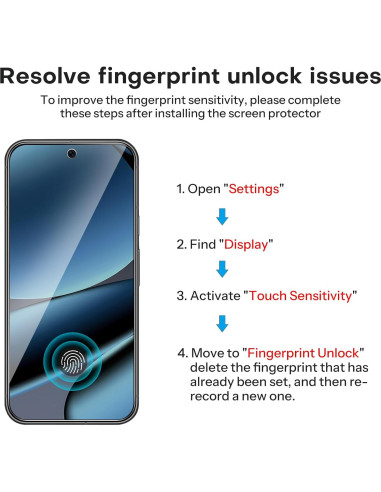 Protector de Pantalla y Lente OMOTON para Google Pixel 10 Pro XL