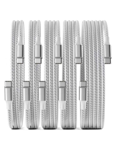 Cable USB C 5 Pack SwaggWood 60W Carga Rápida 0.91-3.05m