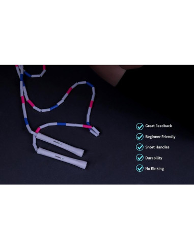 Cuerda de Salto Ajustable Hererope 3 m con Cuentas Irrompibles