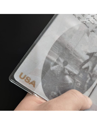 Paquete de 5 Fundas de Pasaporte Transparentes WHALEZON