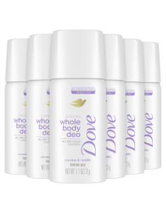 Dove Desodorante Corporal Spray Coco y Vainilla 6-Pack 31g