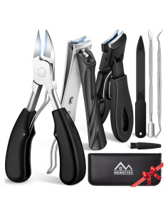 Cortauñas Profesional MERDTTES 7 Pcs para Uñas Gruesas