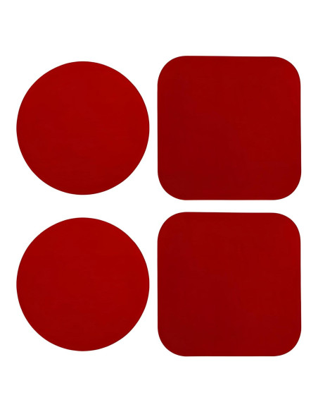 Juego de Abridores de Tarros Bexter 4 Piezas Silicona Roja Juego de Abridores de Tarros Bexter 4 Piezas Silicona Roja