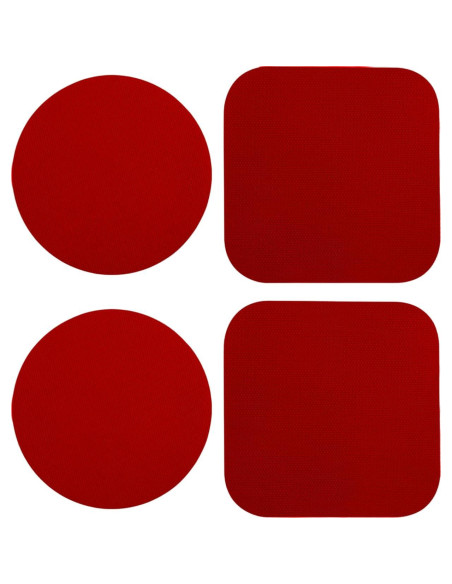 Juego de Abridores de Tarros Bexter 4 Piezas Silicona Roja Juego de Abridores de Tarros Bexter 4 Piezas Silicona Roja