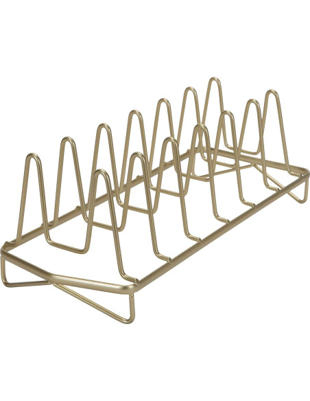 Organizador de Tapas Kitchen Details Geode - Oro Satinado Organizador de Tapas Kitchen Details Geode - Oro Satinado