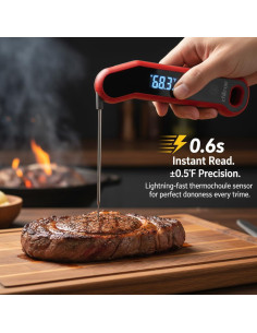 Termómetro Digital de Carne ThermoX, Precisión +/-0.3C, IP67 2