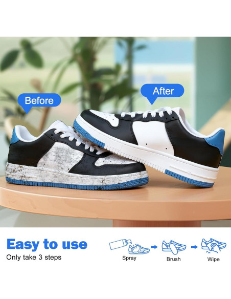 Kit Limpiador de Zapatos de Espuma 3 en 1 - Rápido y Eficaz Kit Limpiador de Zapatos de Espuma 3 en 1 - Rápido y Eficaz