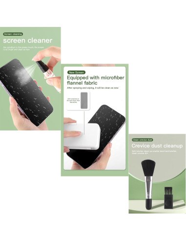 Kit de Limpieza Multifuncional Disscool 19 en 1 para Electrónicos