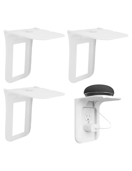Estante de Enchufe Plegable ISTOOLCO 3 PCS Blanco 2.27 kg Estante de Enchufe Plegable ISTOOLCO 3 PCS Blanco 2.27 kg