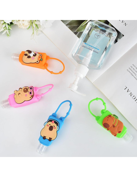 4 Botellas de Gel Antibacterial Ulbemoll 30 ml Capibara 4 Botellas de Gel Antibacterial Ulbemoll 30 ml Capibara