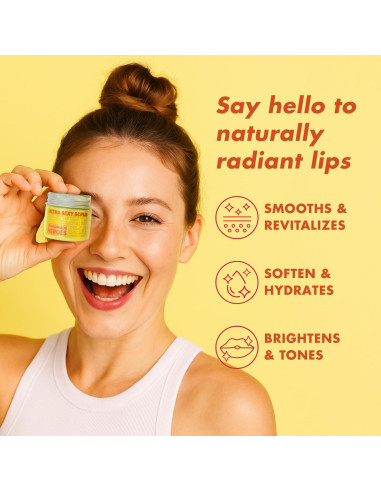 Exfoliante Labial Vegano Handmade Heroes con Cúrcuma 28g