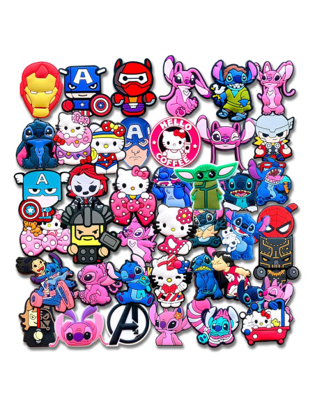 Paquete de 35 Charms para Zapatos Crocs - Accesorios Únicos Paquete de 35 Charms para Zapatos Crocs - Accesorios Únicos