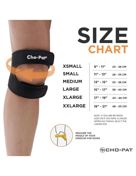 Correa de Rodilla Ajustable Cho-Pat Mediana Alivio Dolor Correa de Rodilla Ajustable Cho-Pat Mediana Alivio Dolor