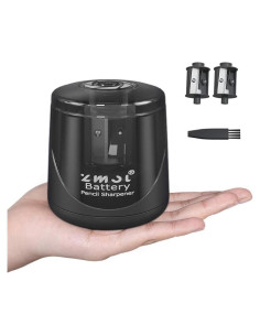 Sacapuntas Eléctrico a Batería Zmol, Afilado Rápido 6-8mm