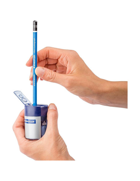 Sacapuntas Manual STAEDTLER Doble Agujero 512 001 BK Compacto Sacapuntas Manual STAEDTLER Doble Agujero 512 001 BK Compacto