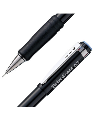 Lápiz Mecánico Pentel Twist-Erase III 0.7mm Paquete de 12