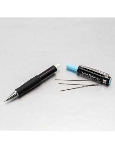 Lápiz Mecánico Pentel Twist-Erase III 0.7mm Paquete de 12
