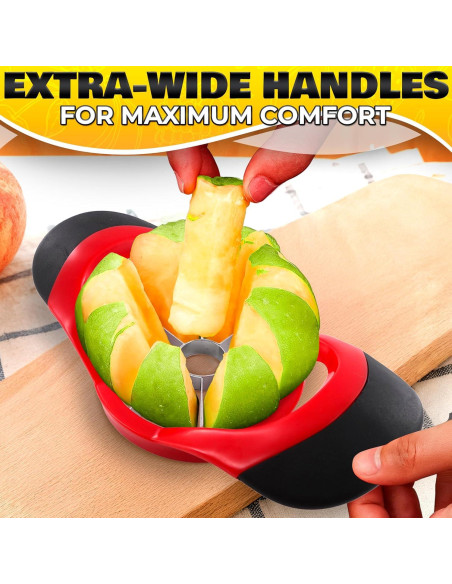 Cortador de Piña NADOBA de Acero Inoxidable, Mango Ergonómico Cortador de Piña NADOBA de Acero Inoxidable, Mango Ergonómico
