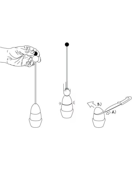 Cortador de Huevos Homestia de Acero Inoxidable - Manual Cortador de Huevos Homestia de Acero Inoxidable - Manual