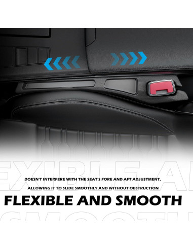 Organizador Relleno Espacio Asientos Coche Carleef Negro 2PCS