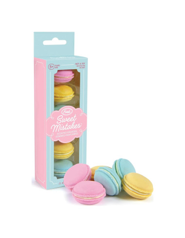Set de 6 Borradores Aromatizados Macaron Fred - Dulces Errores