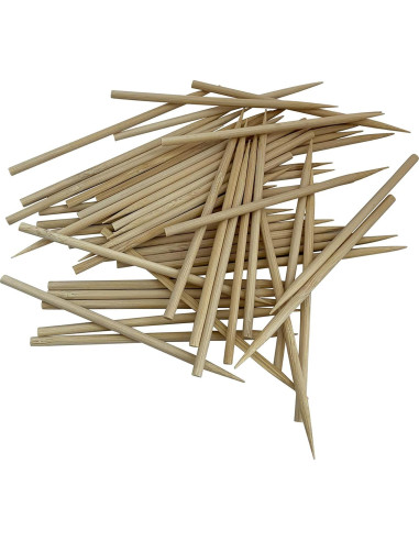 Palitos de Bambú Natural KingSeal 11.43 cm - 1000 Piezas