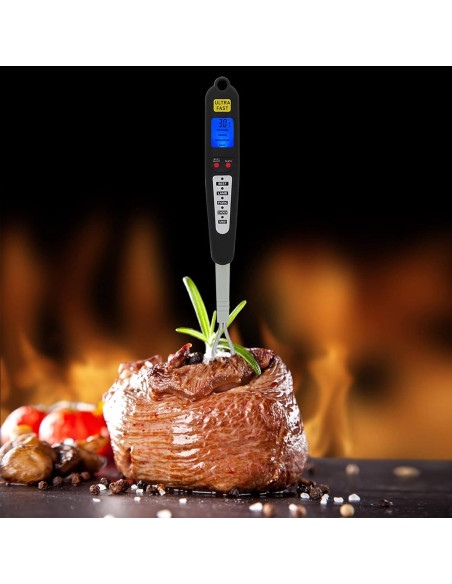 Termómetro Digital de Carne con Doble Sonda y Pantalla LED Termómetro Digital de Carne con Doble Sonda y Pantalla LED
