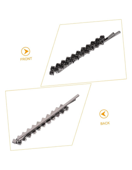 Juego de Clips para el Cabello WRITWAA con Strass - 2 Piezas Juego de Clips para el Cabello WRITWAA con Strass - 2 Piezas