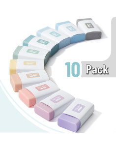 Gomas de Borrar Mr. Pen 10 Paquete Caucho Morandi Apagado 2