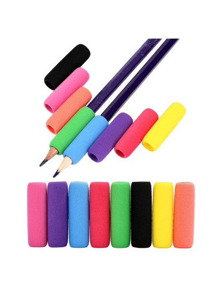 Soportes de Lápiz Ergonómicos Sumind - 30 Piezas Colores Variados Soportes de Lápiz Ergonómicos Sumind - 30 Piezas Colores Variados