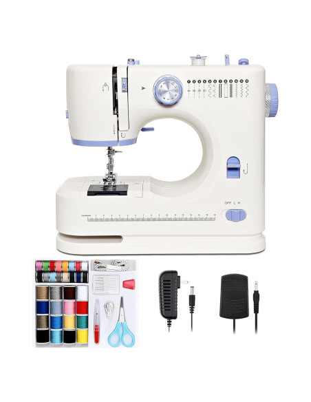 Máquina de Coser Portátil 12 Puntadas 725 con Kit Accesorios Máquina de Coser Portátil 12 Puntadas 725 con Kit Accesorios