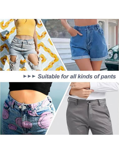 Set 18 Extensores de Cintura para Pantalones Unisex XJYWSH