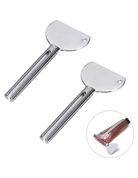 2 Piezas Llave Exprimidora de Tubo Metal Junfamilee 2 Piezas Llave Exprimidora de Tubo Metal Junfamilee