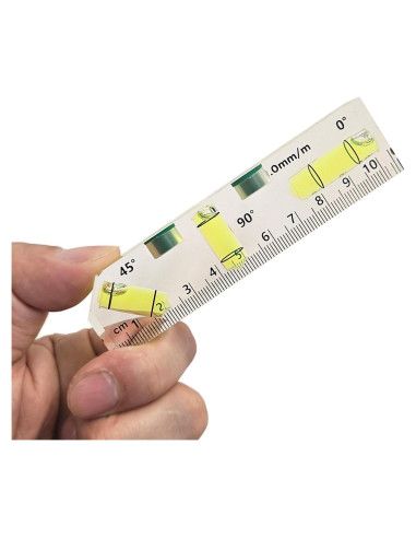 Nivel de Burbuja Magnético GEONASSUR T102 3 Burbujas 102x15x25mm