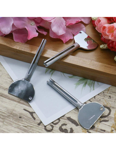 2 Piezas Llave Exprimidora de Tubo Metal Junfamilee 2 Piezas Llave Exprimidora de Tubo Metal Junfamilee
