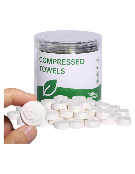 Toallitas Comprimidas LEKOCH 100 PCS - Algodón de Bambú Ecológico Toallitas Comprimidas LEKOCH 100 PCS - Algodón de Bambú Ecológico