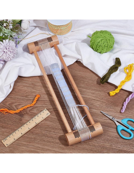 Herramienta de Tejido de Madera BENECREAT 37cm para Manualidades Herramienta de Tejido de Madera BENECREAT 37cm para Manualidades