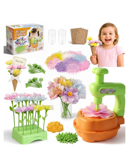 Kits de Manualidades DIY EZBIORT para Niños 4-12 Años - Ramo de Flores Kits de Manualidades DIY EZBIORT para Niños 4-12 Años - Ramo de Flores