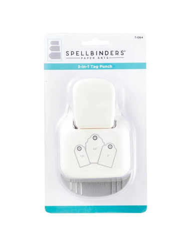 Troquelador de Etiquetas 3-en-1 Spellbinders T-064 38-63 mm