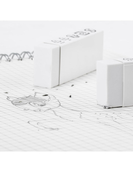 Borrador Blanco en Bloque Amazon Basics - Paquete de 10 Borrador Blanco en Bloque Amazon Basics - Paquete de 10