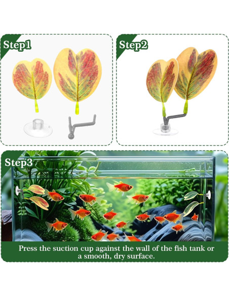 4 Hamacas de Hoja para Betta Yuanchu - Accesorios Acuario 4 Hamacas de Hoja para Betta Yuanchu - Accesorios Acuario
