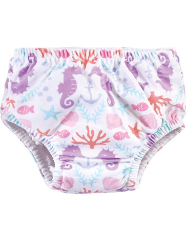 Pañales de Natación Hudson Baby Unisex 6-12 Meses Conchas Marinas