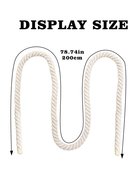 Juguete de Cuerda de Algodón para Aves Dnoifne 2m Grueso Juguete de Cuerda de Algodón para Aves Dnoifne 2m Grueso