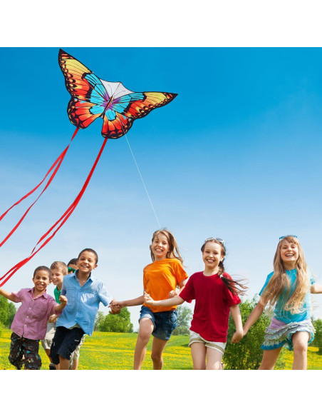 Cometa Mariposa Xida Arcoíris 140.97x72.14 cm para Niños Cometa Mariposa Xida Arcoíris 140.97x72.14 cm para Niños