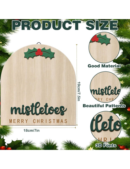 Cartel de Hito de Navidad para Bebés de Madera CANIPHA Cartel de Hito de Navidad para Bebés de Madera CANIPHA