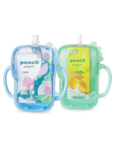 Soporte para Bolsa de Comida PandaEar 2 Piezas Diseño Dinosaurio