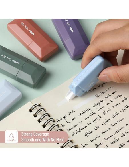 Cinta Correctora Mr. Pen 12pcs 0.51cm x 600.84cm Colores Pastel Cinta Correctora Mr. Pen 12pcs 0.51cm x 600.84cm Colores Pastel