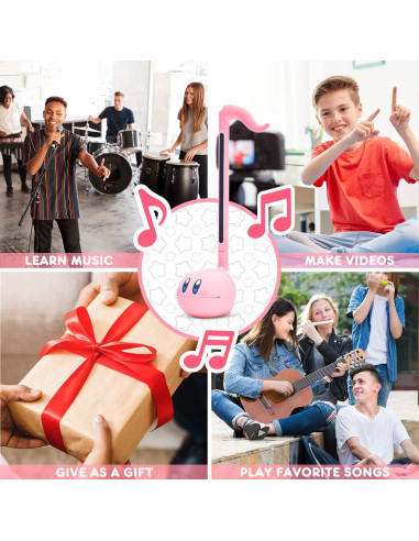 Otamatone Musical Electrónico Kirby Regular + Melodía 2 Piezas